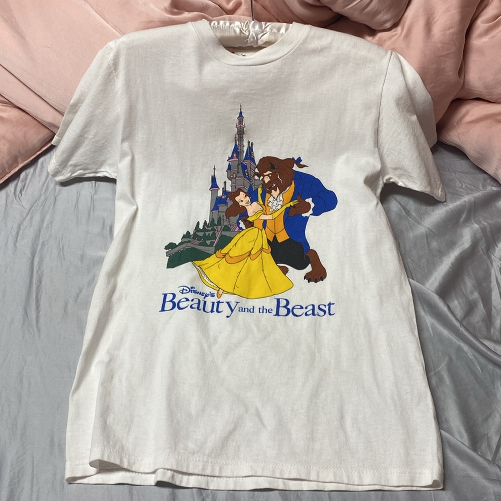 Vintage 1990's Disney "Beauty And The Beast" T-Sh… - image 5